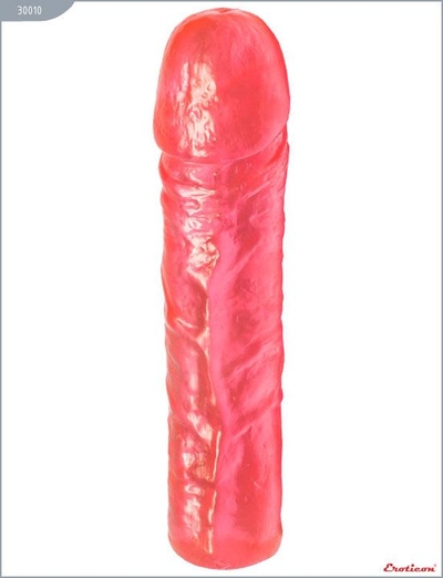 Розовый гелевый фаллоимитатор - 16,5 см. - фото, цены