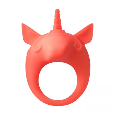 Оранжевое эрекционное кольцо Unicorn Alfie - фото, цены