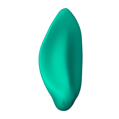 Зеленый клиторальный стимулятор Romp Wave - фото, цены