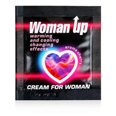 Возбуждающий крем для женщин с ароматом вишни Woman Up - 1,5 гр. - фото, цены