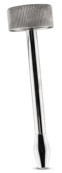 Серебристый уретральный стимулятор Sinner Vibrating dilator - 9,5 см. - фото, цены