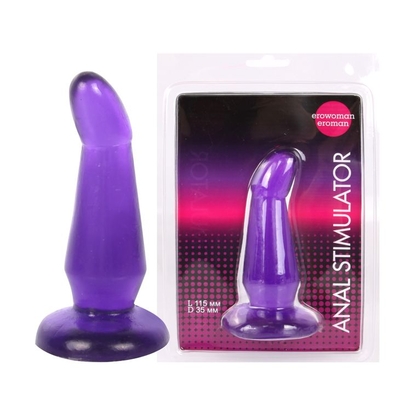 Фиолетовая анальная втулка - 13 см. - фото, цены