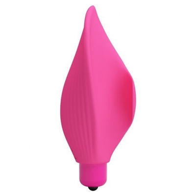 Розовый вибростимулятор в форме раковины Nicole - фото, цены