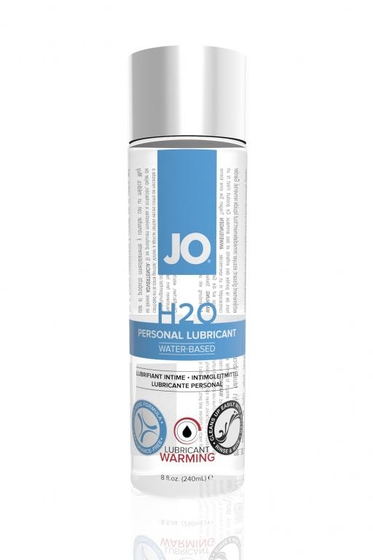 Разогревающий лубрикант на водной основе Jo Personal Lubricant H2o Warming - 240 мл. - фото, цены