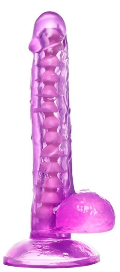 Фиолетовый реалистичный фаллоимитатор Celiam - 20,5 см. - фото, цены