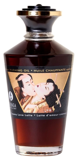 Массажное интимное масло с ароматом сливочного латте - 100 мл. - фото, цены