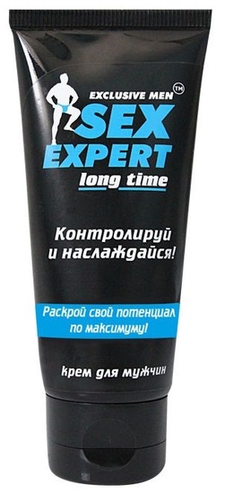 Пролонгирующий крем для мужчин Sex Expert Long Time - 40 гр. - фото, цены