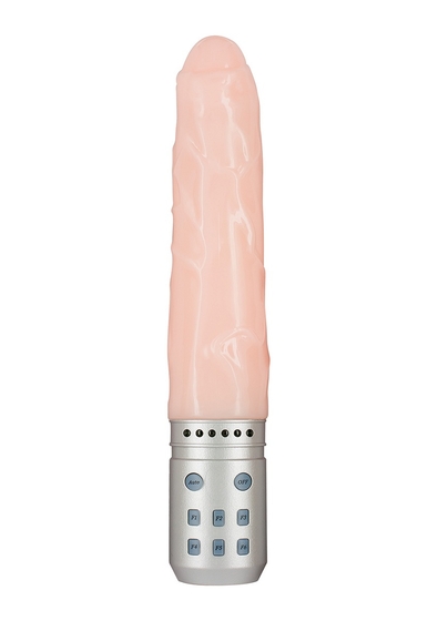 Вибратор телесного цвета Sixth Sense Cyber Vibe Flushy - 24,5 см. - фото, цены