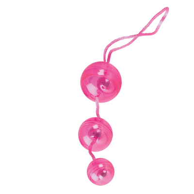 Три розовых вагинальных шарика - фото, цены