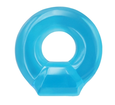 Голубое эрекционное кольцо Drop Ring - фото, цены