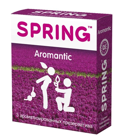 Ароматизированные презервативы Spring Aromantic - 3 шт. - фото, цены