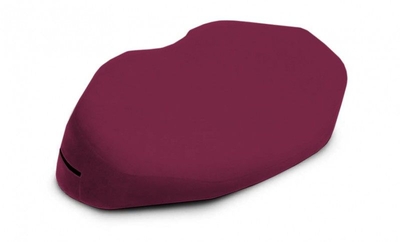 Бордовая вельветовая подушка для любви Liberator Retail Arche Wedge - фото, цены