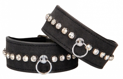 Черные поножи Diamond Studded Ankle Cuffs - фото, цены