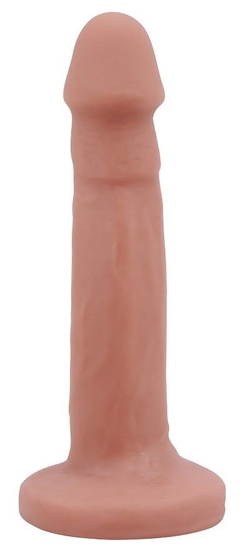 Телесный фаллоимитатор на присоске Eves Allure - 18,5 см. - фото, цены