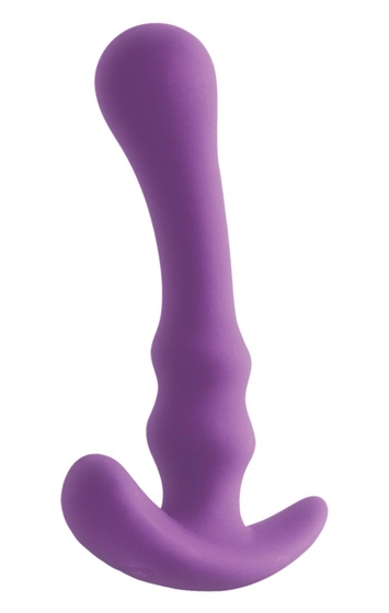 Фиолетовая силиконовая анальная пробка-стимулятор Ace Iii Plug - 12,7 см. - фото, цены