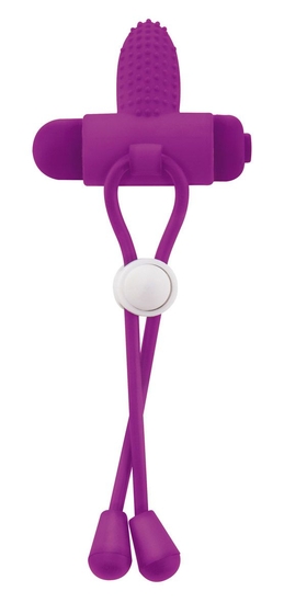 Утягивающее лассо фиолетового цвета Tentacle Cockring - фото, цены