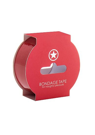 Красная лента Non Sticky Bondage Tape - 17,5 м. - фото, цены