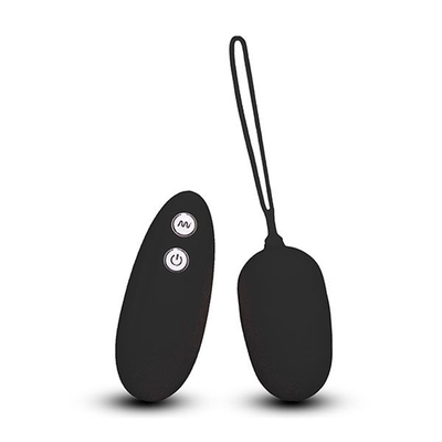 Чёрное виброяйцо с пультом дистанционного управления Ultra Seven Remote Control Egg - фото, цены