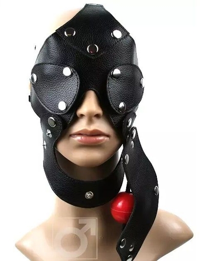 Разъёмная шлем-маска с кляпом - фото, цены