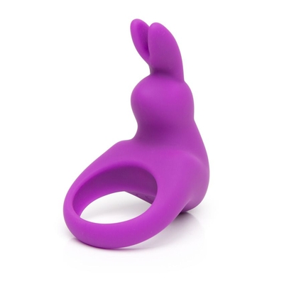 Фиолетовое эрекционное виброкольцо Happy Rabbit Rechargeable Rabbit Cock Ring - фото, цены