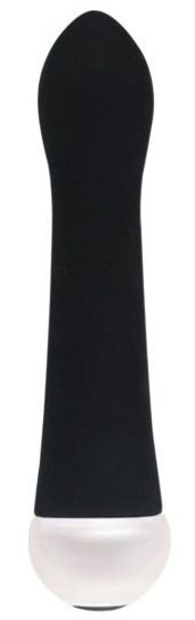 Черный вибратор Fashion Succubi Caressing Vibe - 14,5 см. - фото, цены