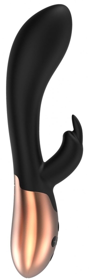 Черный вибратор Opulent с подогревом - 20,3 см. - фото, цены