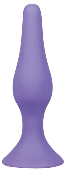 Фиолетовая анальная пробка Los Analos Lila Analplug - 13 см. - фото, цены
