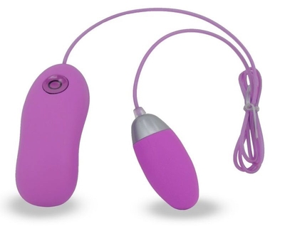 Фиолетовое виброяйцо на пульте управления - фото, цены