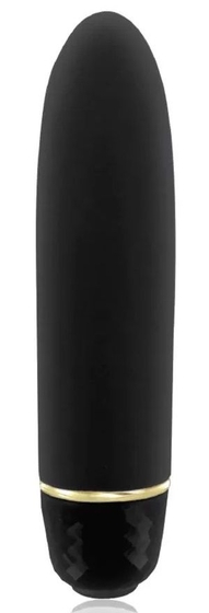 Черная вибропуля Classique Vibe - 12 см. - фото, цены