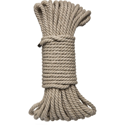 Бондажная пеньковая верёвка Kink Bind Tie Hemp Bondage Rope 50 Ft - 15 м. - фото, цены