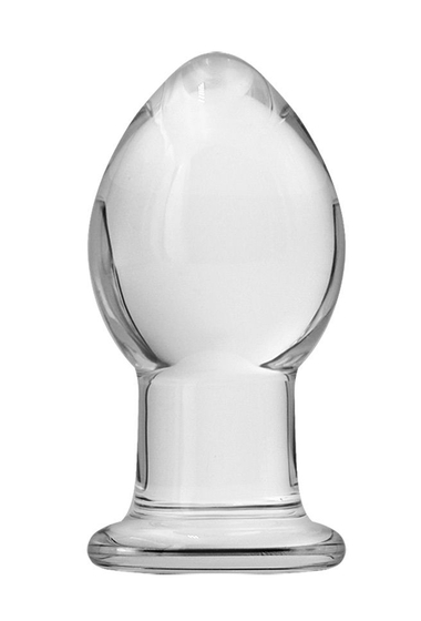 Стеклянная анальная пробка Crystal Small - 6,2 см. - фото, цены