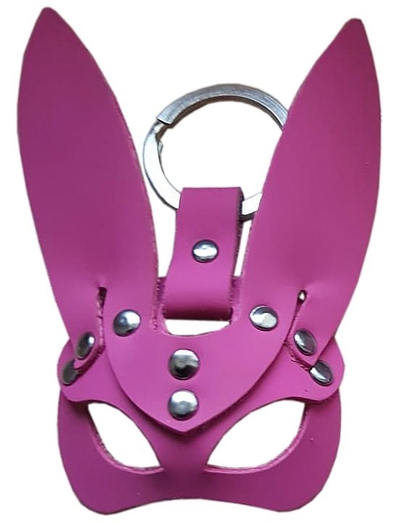 Розовый сувенир-брелок Кролик - фото, цены