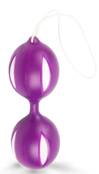 Фиолетовые вагинальные шарики с петелькой - фото, цены