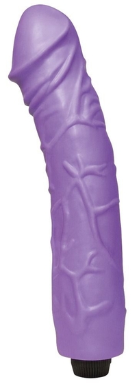 Фиолетовый вибратор-гигант Giant Lover - 33 см. - фото, цены