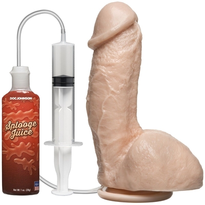 Фаллоимитатор с имитацией семяизвержения The Amazing Squirting Realistic Cock - 18,8 см. - фото, цены
