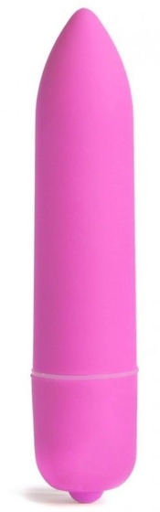 Розовая вибропуля X-Basic Long Bullet 10 speeds - 9 см. - фото, цены