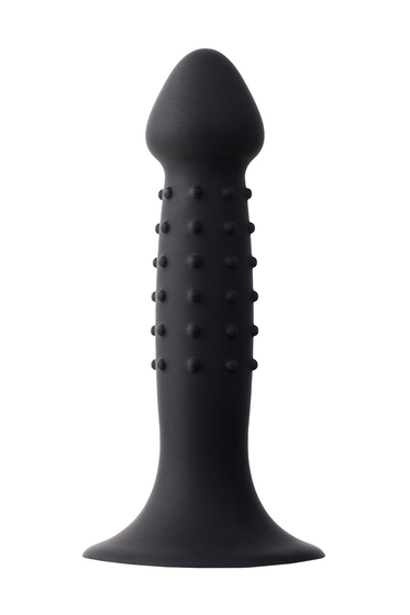 Черный анальный фаллоимитатор Spikn - 14 см. - фото, цены