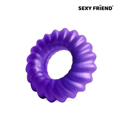 Фиолетовое фигурное эрекционное кольцо - фото, цены