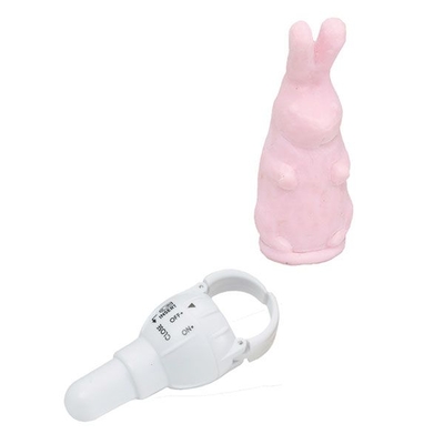 Розовый виброзайчик 4play Finger Ring Vibe Rabbit Pink - фото, цены