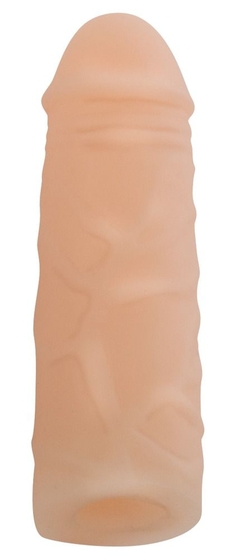Телесная насадка на пенис Nature Skin - 15,5 см. - фото, цены