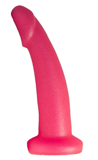 Розовый плаг-массажёр для простаты - 13,5 см. - фото, цены