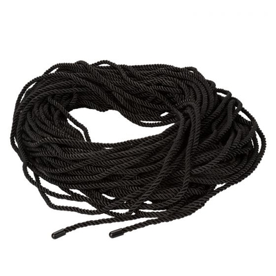 Черная веревка для шибари Bdsm Rope - 50 м. - фото, цены