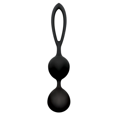 Чёрные вагинальные шарики из силикона Blackberries Pussy Silicone - фото, цены