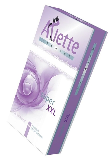 Увеличенные презервативы Arlette Premium Super Xxl - 6 шт. - фото, цены