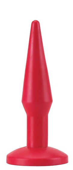 Красная анальная втулка Pure - 11,5 см. - фото, цены