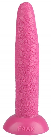 Розовый гладкий анальный стимулятор - 23 см. - фото, цены