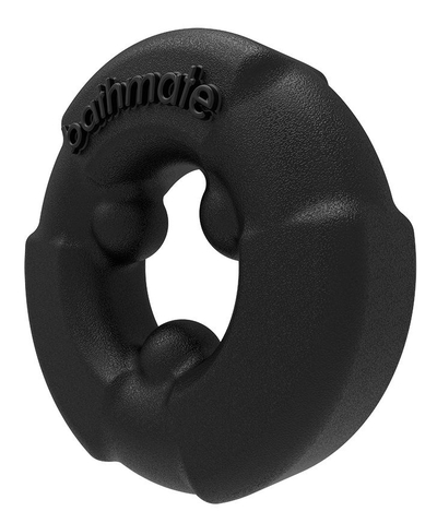 Чёрное эрекционное кольцо Gladiator - фото, цены