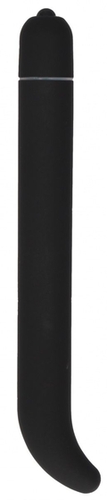 Черный компактный вибростимулятор G-Spot Vibrator - 16 см. - фото, цены