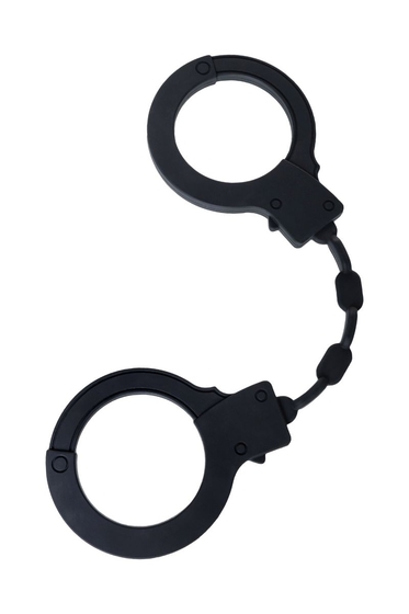 Черные силиконовые наручники Штучки-дрючки - фото, цены