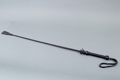 Плетёный длинный стек с наконечником-хлопушкой - 85 см. - фото, цены